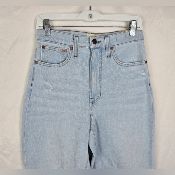 Madewell Balloon Magic Pockets Jeans Baleberry Wash Distressed sz 27 NWT - Picture 3 of 12